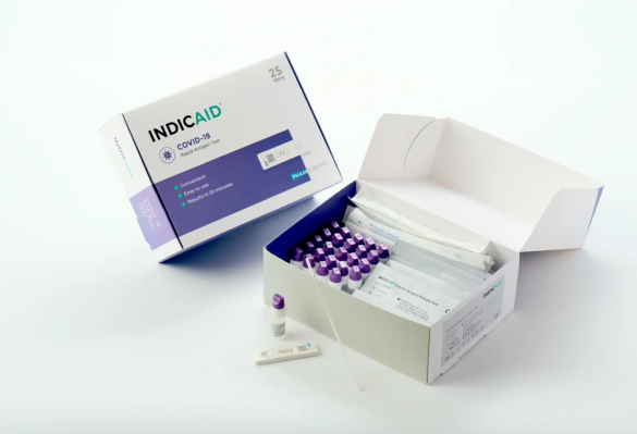 Indicaid COVID-19 Rapid Antigen Test - Point of Care (POC), CLIA Required - 2110400